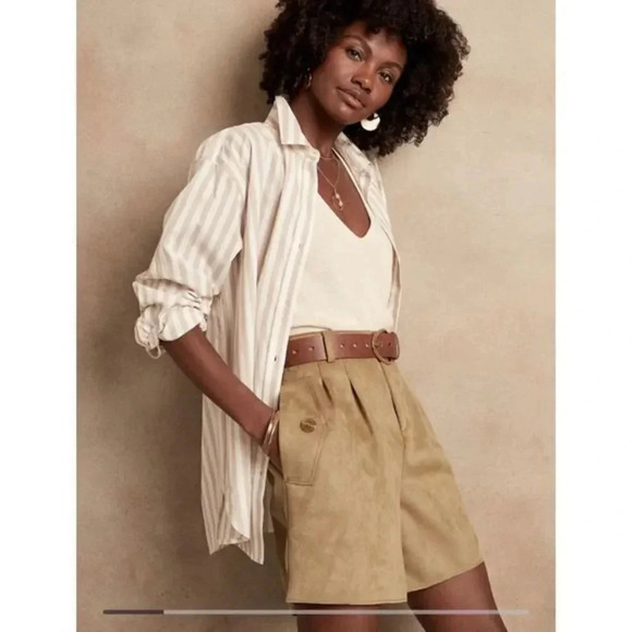 Banana Republic factory Vegan Suede Shorts - Picture 6 of 13